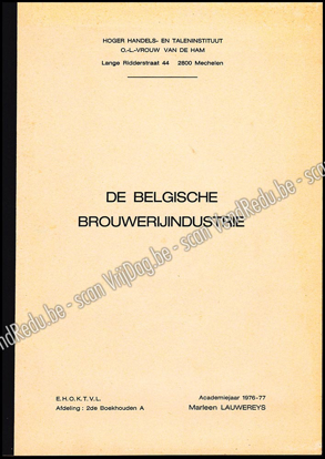 Image de De Belgische brouwerijindustrie