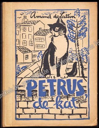 Image de Petrus de kat. Gesigneerd