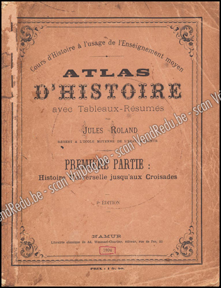 Image de Atlas D'Histoire avec Tableaux-Résumés